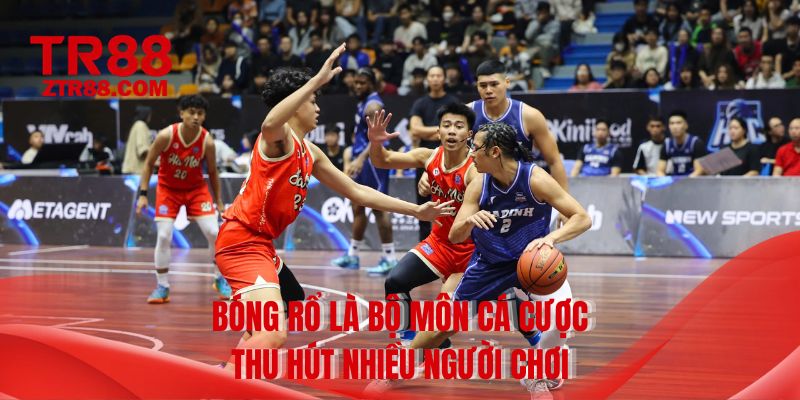 Bóng rổ là bộ môn cá cược thu hút nhiều người chơi